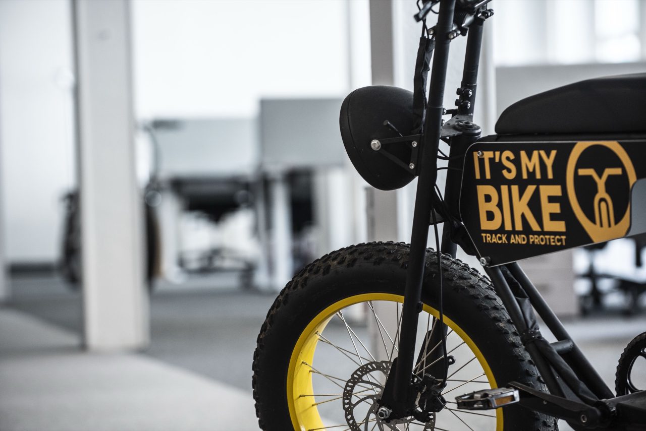 Fahrrad mit IT'S MY BIKE Tracker
