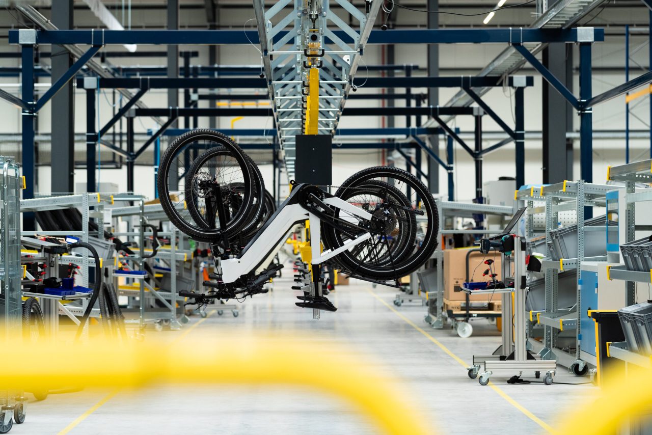 Pressefoto: Advanced Reco E-Bikes in der Produktion